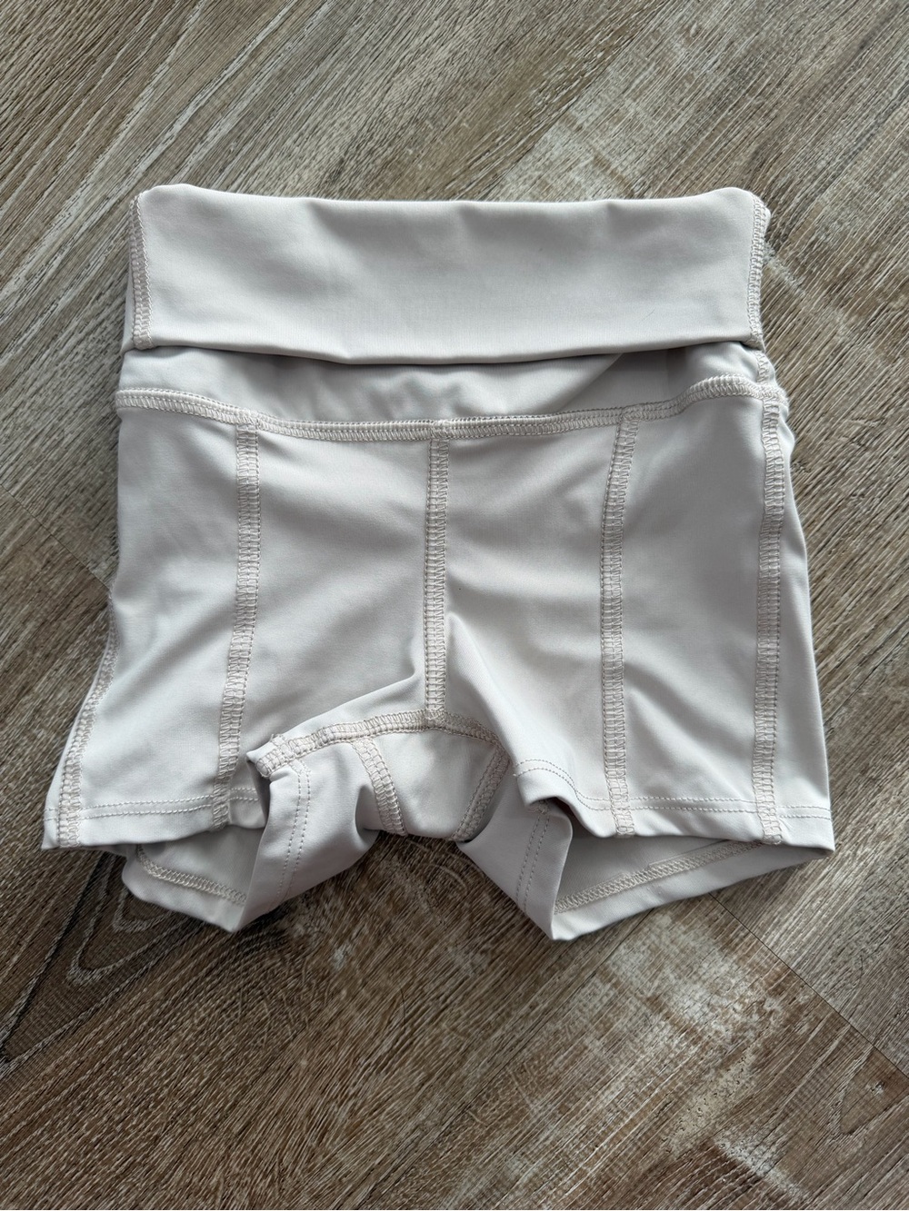 Tiger Friday "Child Large" Taupe Ruched Wide Leg Dance Lounge Pants Pockets
